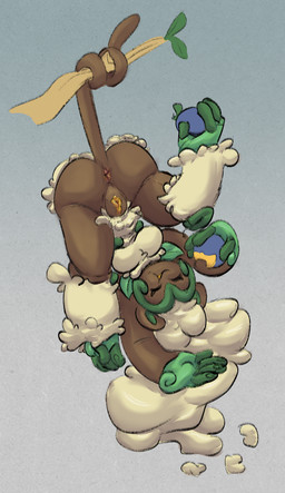 anthro anus breasts butt eating feet female fingers food fruit fusion genitals hanging_by_tail hanging_upside_down oran_berry plant pokemon_berry pokemon_fusion prehensile_feet prehensile_tail solo tail thick_thighs toes upside_down vulva kentuckiyucki nintendo pokemon generation_4_pokemon generation_5_pokemon haplorhine hybrid hybrid_pokemon infernape mammal monkey pokemon_(species) primate whimsicott hi_res