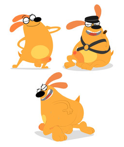 anthro balls black_nose bodily_fluids cigar eyes_closed flat_shading floating_eyebrows genitals hand_on_butt holding_cigar holding_object kneeling long_ears looking_at_viewer looking_back male narrowed_eyes penis rear_view sitting solo standing sweat sweatdrop tail tongue wearing_hat yellow_balls yellow_body yellow_tail delirost fetch!_with_ruff_ruffman pbs ruff_ruffman canid canine canis domestic_dog mammal 2023 digital_drawing_(artwork) digital_media_(artwork) hi_res