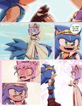 alternate_costume anthro biped blush clothing digit_ring dress duo female gold_(metal) gold_tooth jewelry male male/female pirate ring smile smirk speech_bubble surprise veil wedding wedding_dress wedding_ring rfts10919 sega sonic_the_hedgehog_(series) blaze_the_cat sonic_the_hedgehog domestic_cat eulipotyphlan felid feline felis hedgehog mammal comic hi_res