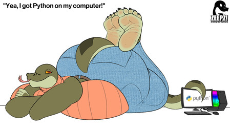 5_fingers 5_toes anthro barefoot belt big_breasts big_butt black_claws black_nails blush body_blush bottomwear breasts butt calves_up claws clothed clothing colored_nails computer computer_keyboard computer_monitor computer_mouse countershade_feet countershading crossed_arms curvy_figure denim denim_bottomwear denim_clothing electronics feet female fingers foot_blush foot_fetish foot_focus green_body green_scales huge_breasts huge_butt humanoid_feet humanoid_hands jeans lightened_soles living_tail lying lying_on_ground mature_female nails on_front on_ground orange_eyes pants pink_clothing pink_tongue pink_topwear plantigrade raised_foot scales simple_background smile soles solo tail text the_pose toe_claws toes tongue tongue_out topwear unusual_anatomy unusual_tail voluptuous voluptuous_anthro voluptuous_female white_background wrinkled_feet wrinkles yellow_sclera conditional_dnp zp92 margret_stalizburg reptile scalie snake 2025 english_text hi_res