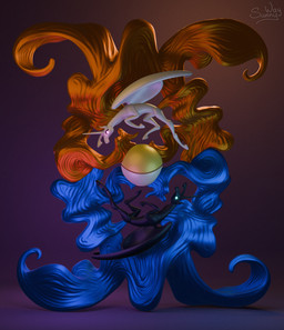 craft duo ewc_workshop feral figurine flying hair horn magic moon running sculpture statue sun wings sunny_way friendship_is_magic hasbro my_little_pony mythology princess_celestia_(mlp) princess_luna_(mlp) equid equine mammal mythological_creature mythological_equine winged_unicorn 3d_(artwork) digital_media_(artwork) hi_res zbrush_(artwork)