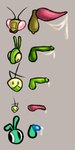 anthro balls bodily_fluids chart chastity_cage chastity_device cum cum_drip dripping erection genital_fluids genitals group male penis penis_chart penis_size_difference precum precum_drip saggy_balls size_difference sweat unusual_anatomy unusual_genitalia unusual_penis hhbrother penis_lineup manny_(hhbrother) arthropod insect mantis hi_res sketch