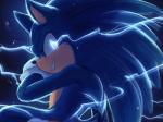 anthro blue_body blue_eyes blue_fur clothing electricity footwear fur gloves glowing grin handwear male shoes smile solo spacecolonie sega sonic_the_hedgehog_(film) sonic_the_hedgehog_(series) sonic_the_hedgehog eulipotyphlan hedgehog mammal 2020 hi_res