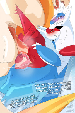 abdominal_bulge ahegao anal anal_orgasm anal_penetration anthro anus aroused art_pack belly bodily_fluids breath breathing breed breeder breeding_farm breeding_program bulge commentary double_penetration ejaculation emotional exclusive female genital_fluids genitals group group_sex hands-free inside intense_orgasm knot knotted_penis knotting laboratory leaking_precum looking_pleasured male male/female mating_ritual nude orgasm penetration penis pose precum precum_on_penis precum_squirt program public public_sex repopulation saliva science_fiction service sex shy size_difference tapering_penis threesome tongue tongue_out trio vaginal vaginal_fluids vaginal_penetration vulva watching_from_afar walk-w-igny nintendo pokemon fan_character orion_the_lugia_(walk-w-igny) generation_2_pokemon generation_3_pokemon latias latios legendary_pokemon lugia pokemon_(species) hi_res