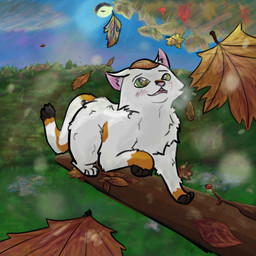 aurora_(phenomenon) autumn autumn_leaves enamored falling_leaves feral garden light male moonlight night outside sky solo star starry_sky thatcatjj jj_(thatcatjj) arthropod beetle calico_cat cucujoid domestic_cat felid feline felis insect ladybug mammal hi_res