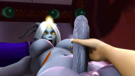 ambiguous_gender ambiguous_pov balls big_breasts big_penis breasts consistent_pov disembodied_hand duo erect_nipples erection faceless_ambiguous faceless_character first_person_view foreskin genitals gynomorph gynomorph/ambiguous gynomorph_focus handjob horn humanoid_focus intersex intersex/ambiguous intersex_focus looking_at_viewer moan nipples not_furry penile penis receiving_pov sex solo_focus itsmorti blizzard_entertainment warcraft draenei humanoid lightforged_draenei mammal 16:9 3d_(artwork) 3d_animation animated digital_media_(artwork) hi_res high_framerate long_playtime loop sound source_filmmaker_(artwork) video widescreen