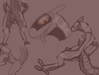 anthro anus butt genitals looking_at_viewer lying male orange_eyes raised_tail rear_view simple_background smile solo synthetic tail tongue tongue_out spazlovesdew anthro_heat vertex_(heat) synth_(vader-san) 4:3 digital_media_(artwork) hi_res sketch