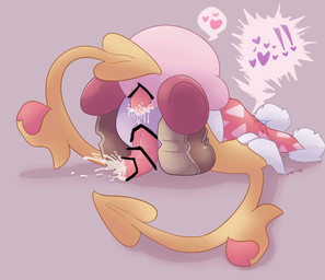 anal anal_orgasm anal_penetration animal_genitalia biped bodily_fluids censor_bar censored_genitalia censored_penis claw_marks clawing_floor clothing cum cum_from_ass cum_in_ass cum_inside cum_on_ground cum_while_penetrated cumshot duo ejaculation erection exclamation_point feet fool's_hat from_behind_position genital_fluids genital_slit genitals grey_background hands-free hat headgear headwear heart_symbol ineffective_censorship lying male male/male male_on_bottom male_on_top male_penetrated male_penetrating male_penetrating_male not_furry on_bottom on_front on_top orgasm penetration penile penile_penetration penis penis_backwards penis_in_ass penis_on_ground perching_position pink_body pink_penis purple_body red_body sex simple_background speech_bubble talons three-quarter_view toes vein veiny_penis wings ariarik_o0 kirby_(series) nintendo kirby marx_(kirby) waddling_head 2021 absurd_res censored digital_drawing_(artwork) digital_media_(artwork) hi_res