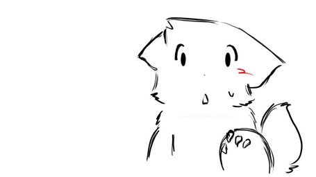 ambiguous_gender anthro clone square_crossover surprised zoom hehehahah81 buzzo_(hehehahah81) animal_humanoid humanoid hybrid 16:9 animated meme no_sound short_playtime sketch video widescreen