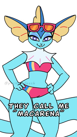 anthro anthrofied clothed clothing dancing eyewear eyewear_on_head female jacket male music pokemorph sunglasses sunglasses_on_head swimwear synced_to_music topless topless_male topwear odeko-yma macarena nintendo pokemon blitz_(odeko-yma) joltik_(odeko-yma) lucky_(odeko-yma) vivian_(odeko-yma) eeveelution flareon generation_1_pokemon generation_2_pokemon generation_7_pokemon incineroar jolteon pokemon_(species) primarina tsareena umbreon vaporeon 9:16 animated animation_meme english_audio hi_res meme short_playtime sound spanish_audio webm