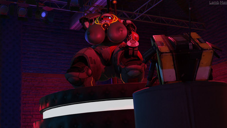 being_watched big_breasts breasts dancing duo female genitals glowing glowing_eyes gortys looking_at_another machine male nipples nude pole pole_dancing vulva lamb_man26 2k_games borderlands tales_from_the_borderlands claptrap humanoid robot 16:9 3d_(artwork) digital_media_(artwork) hi_res widescreen