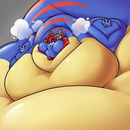 air_inflation anthro belly belly_expansion big_belly big_cheeks big_chest bloated body_expansion body_inflation chubby_cheeks close_to_bursting clothed clothing expansion facial_hair fullbody_inflation gas gassy goatee grey_hair hair horn huge_belly hyper hyper_belly hyper_inflation immobile inflated_belly inflation male male_anthro moobs multicolored_body mutton_chops nude overweight overweight_anthro overweight_male puffed_cheeks rolls simple_background solo spherical_inflation struggling sunken_head sunken_limbs topless worried worried_face worried_look roundwombo mythology rakeesh dragon kobold mythological_creature mythological_scalie scalie 1:1 2025 digital_media_(artwork) hi_res