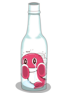 ambiguous_gender black_eyes bodily_fluids crying feral fin looking_at_viewer pink_body solo stuck tears text trapped asaka346 nintendo pokemon generation_9_pokemon pokemon_(species) tatsugiri tatsugiri_(droopy_form) hi_res japanese_text translation_request