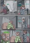 2022 anthro babystar biped comic detailed_background dialogue english_text eyewear fur gemma_polson glasses hair hi_res male panel_skew sitting speech_bubble standing text young young_anthro zeezee_(zee-zee)