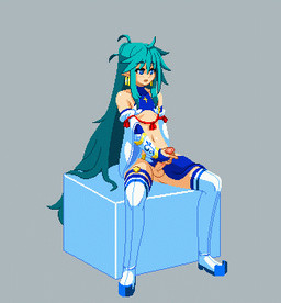 arm_warmers armwear balls blue_eyes blush bodily_fluids boots bottomwear breathing clothed clothing cross cube_(object) cum cumshot ear_piercing ejaculation erection femboy footwear genital_fluids genitals grey_background hair humanoid_pointy_ears jewelry legwear loincloth long_hair male masturbation midriff navel not_furry orgasm partially_clothed penile penile_masturbation penis piercing pointy_ears shoes simple_background sitting solo spread_legs spreading thigh_boots thigh_highs goushu mira_misciano elf humanoid animated digital_media_(artwork) low_res pixel_(artwork) pixel_animation