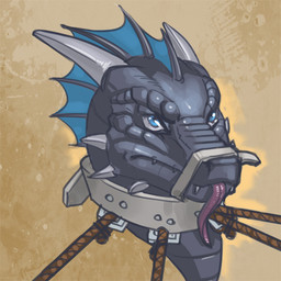 ambiguous_form bdsm blue_eyes blue_frill bondage bound cheek_spikes collar facial_spikes fangs frill_(anatomy) glistening glistening_eyes grey_body grey_horn head_crest head_frill horn iron_collar long_tongue male mouth_closed muzzle_(object) muzzled red_tongue rope simple_background solo spikes spikes_(anatomy) teeth tongue tongue_out spiritraptor mythology darkgem_(character) dragon mythological_creature mythological_scalie scalie 1:1 icon low_res