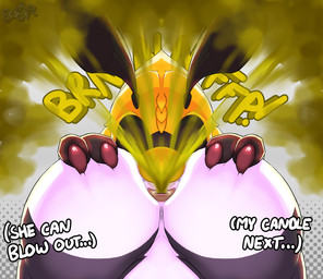 2_fingers antennae_(anatomy) anthro anus big_butt black_body black_fur butt claws duo eyes_closed face_in_ass face_on_butt fart fart_cloud fart_fetish fart_sniffing farting_female farting_on_another farting_on_face female female_farting finger_claws fingers fur huge_butt inner_thoughts male male/female multicolored_body multicolored_fur nose_in_anus presenting presenting_anus presenting_hindquarters sniffing spread_butt spreading text thought thoughts white_body white_fur yellow_sclera soomir gene_(soomir) hectar_(soomir) arthropod bee hymenopteran insect mammal mephitid skunk 2026 english_text hi_res