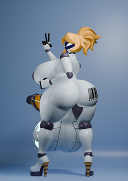 balls barcode big_breasts big_butt big_penis breasts butt erection genitals gynomorph hair huge_butt huge_penis hyper hyper_genitalia hyper_penis intersex machine orange_hair penis solo z-z bre-3 robot 3d_(artwork) absurd_res digital_media_(artwork) hi_res