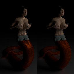 apode big_breasts black_hair breasts clothing covering covering_self female hair legless long_hair monster_girl_(genre) red_eyes serpentine solo split_form underwear kodraws draconcopode humanoid lamia reptile scalie snake 1:1 2015 3d_(artwork) digital_media_(artwork) hi_res
