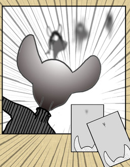 anthro bald big_ears blurred_character clothing dart depth_of_field duo female floating hair imminent_death ponytail solo speed_lines sweater topwear turtleneck chris_fischer chip_'n_dale_rescue_rangers disney gadget_hackwrench mammal mouse murid murine rodent comic hi_res