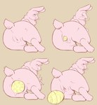 anus basic_sequence bite biting_lip bodily_fluids breath buckteeth clitoris crowning dewlap_(anatomy) easter_egg egg egg_from_pussy eyelashes eyes_closed female feral four_frame_sequence fur gaping gaping_pussy genital_fluids genitals holidays huge_penetration lidded_eyes long_ears motion_lines open_mouth oviposition panting paws penetration pink_body pink_fur pussy pussy_juice_string scut_tail shaking short_tail snout solo straining tail tapping_foot tears teeth thick_thighs vaginal_fluids welling_tears whiskers yellow_egg holemann easter lagomorph leporid mammal rabbit hi_res