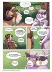 5_fingers age_difference anthro anthro_on_anthro balls belt belt_only big_balls blush breasts dialogue duo ear_piercing female fingers forest fur genitals grey_body grey_fur grey_wool horn humanoid_hands male male/female mature_anthro mature_female multicolored_body multicolored_fur multicolored_wool nature navel nipples nude nude_anthro nude_female nude_male older_female open_mouth open_smile outdoor_nudity outside page_number penis piercing plant pubes smile standing tan_body tan_fur tan_wool teeth text tongue tree two_tone_body two_tone_fur two_tone_wool white_body white_fur white_wool wool_(fur) younger_male kantachibli michelle_(kantachibli) the_ram_(kantachibli) bovid caprine mammal sheep 2025 comic english_text hi_res url