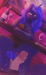 2018 absurd_res alcohol anthro anthrofied balls beverage breasts chest_tuft clothing container cup digital_media_(artwork) dimwitdog drinking_glass duo equid equine female friendship_is_magic genitals glass glass_container glass_cup hair hasbro hi_res hoof_fetish hoofjob hooves horn human human_on_anthro humanoid_genitalia humanoid_penis inside interspecies long_hair looking_at_viewer male male/female mammal my_little_pony mythological_creature mythological_equine mythology one_breast_out panties penis princess_luna_(mlp) sex solo_focus stealth_sex tuft under_table underwear unicorn wine wine_glass