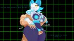 3d_(artwork) abstract_background anon anthro big_breasts big_butt breasts butt deltarune dialogue digital_media_(artwork) duo faceless_character faceless_male female hi_res human humanoid interspecies machine male male/female mammal muscular muscular_male robot robot_humanoid sex tasque_manager thigh_sex undertale_(series)