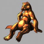 ambiguous_gender claws green_eyes mammal mustelid nude plain_background rubber solo toe_claws tongue wolverine
Rating: Safe
Score: 3
User: Lute
Date: April 01, 2014