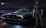 anthro bracelet car city clock clothing detailed_background gun handgun jewelry male muscle_car night ranged_weapon skyline solo star vehicle watch weapon zorro_re dodge_(brand) dodge_challenger felid lion mammal pantherine 16:10 2015 dark_theme widescreen