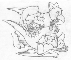 anal anal_penetration animal_genitalia animal_penis anus ass_up balls beak bodily_fluids butt canine_genitalia canine_penis claws collar cum cum_from_ass cum_in_ass cum_inside cum_on_butt cum_on_chest cum_splatter cum_while_penetrated cumshot duo ejaculation erection eyes_closed feathered_wings feathers feral genital_fluids genitals hands-free humanoid_genitalia humanoid_penis intersex intersex/male intersex_penetrated knot knotted_penis legs_up looking_pleasured lying male male/male male_penetrated male_penetrating male_penetrating_intersex male_penetrating_male male_penetrating_maleherm maleherm maleherm/male maleherm_penetrated messy on_back open_mouth orgasm pawpads penetration penis perineum piledriver_position quadruped sex sheath side_view spread_legs spreading tail toe_claws tongue tongue_out vulva wings mizzyam mythology zoober_(zarphus) avian gryphon mythological_avian mythological_creature 2015 absurd_res character_request graphite_(artwork) greyscale hi_res monochrome traditional_media_(artwork) maleherm_(lore)
