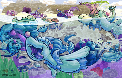 after_vore balls big_balls big_penis bodily_fluids bulge cock_vore cum digestion disposal feet genital_fluids genitals huge_balls huge_penis hyper hyper_balls hyper_genitalia hyper_penis large_prey male melting paws penile penis senbiku soft_vore underwater vore water roco nintendo pokemon lapris dewgong eevee eeveelution generation_1_pokemon generation_3_pokemon generation_7_pokemon marine pokemon_(species) primarina slowpoke spheal vaporeon