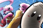 anthro beady_eyes horn kick long_ears male martial_arts martial_arts_uniform sandbag sportswear get_it_go bandai_namco digimon sandbag_(super_smash_bros.) digimon_(species) lagomorph leporid mammal rabbit turuiemon 3:2 hi_res