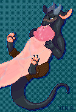 anthro disembodied_penis duo extreme_size_difference feet fellatio genitals hindpaw macro male male/male micro mostly_offscreen_character mostly_offscreen_male oral pawpads paws penile penis sex size_difference solo_focus vein veiny_penis venial mythology dragon human mammal mythological_creature mythological_scalie scalie digital_media_(artwork) pixel_(artwork)