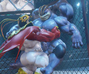 anal anal_penetration big_butt big_muscles big_pecs big_penis bodily_fluids butt cage cape clothing cum cumshot duo ejaculation genital_fluids genitals male male/male money muscular muscular_male pecs penetration penis small_penis sweat wind wrestler wrestling psyertitan nintendo pokemon generation_1_pokemon generation_9_pokemon humanoid machamp mega_evolution mega_hawlucha pokemon_(species) animated huge_filesize short_playtime webm