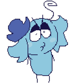 belly big_eyes biped blue_belly blue_body blue_clothing blue_face blue_hair blue_hat blue_headwear blue_skin cheek_spots clothing duckface featureless_arms featureless_legs front_view hair hat hat_only headgear headgear_only headwear headwear_only lidded_eyes male male_humanoid monotone_background monotone_belly monotone_body monotone_face monotone_hair monotone_skin mostly_nude mostly_nude_ambiguous mostly_nude_humanoid mouth_closed narrowed_eyes noseless not_furry o3o pupils simple_background solo spiral_hair stick_arms stick_legs white_background meatcanister tamagotchi daniel_(meatcanister) humanoid mumutchi tamagotchi_(species) 2025 blue_and_white digital_media_(artwork) english_description full-length_portrait monochrome pixel_(artwork) portrait