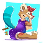 anthro baby beaver_tail blort blue_tail brown_body brown_fur buckteeth bulging_diaper clothing concentrated diaper exposed_diaper eyes_closed feces fur hair holding_object holding_plushie hug hugging_object hugging_plushie male markings onesie plushie pooping puffed_cheeks push pushing red_hair red_markings sitting soiled_diaper soiling soiling_diaper solo tail teeth unclean_diaper used_diaper using_diaper young rexam-1 kvikk_(littlekvikk) beaver mammal rodent 1:1