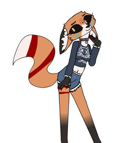 anthro black_eyes bottomwear choker clothed clothing crop_top dark_eyes denim denim_bottomwear denim_clothing denim_shorts eyebrow_piercing eyelashes facial_piercing female female_anthro fluffy freckled_face freckles fur inner_ear_fluff jewelry long_eyelashes markings navel necklace orange_body orange_fur piercing pose shirt shorts simple_background simple_coloring solo standing striped_body striped_fur striped_markings striped_tail stripes tail tail_markings toony topwear tuft white_background yellow_sclera toxis vienna_(toxis) canid canine fox mammal digital_media_(artwork)