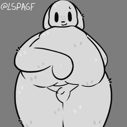 anthro balls belly burp_fetish burping flaccid fur genitals male overweight overweight_male penis small_penis solo white_body white_fur lspagf big_fat_stinky_unwashed_sweaty_bunny_(lspagf) lagomorph leporid mammal rabbit 1:1 absurd_res animated hi_res long_playtime sound video