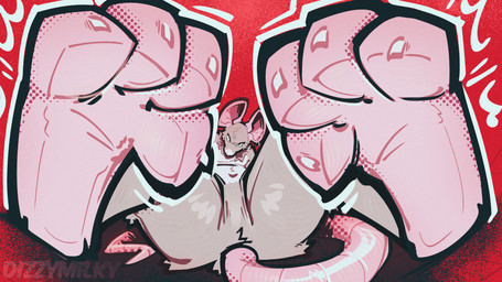4_toes ambiguous_gender anthro feet feet_up foot_fetish foot_focus looking_at_viewer paws pink_feet solo toes dizzymilky mammal murid murine rat rodent 16:9 absurd_res hi_res widescreen