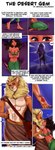 absurd_res anthro duo english_text felid female hi_res human lion male male/female mammal obsidian_(author) pantherine text the_desert_gem_(comic) zhadart