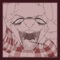 anthro bodily_fluids drooling female first_person_view gynomorph intersex looking_at_viewer macro mouth_shot open_mouth saliva solo uvula vore beabea_arts deltarune undertale_(series) dess_holiday deer humanoid mammal new_world_deer reindeer hi_res