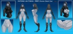 breasts clothing female genitals not_furry pussy simple_background solo suit teqa bioware electronic_arts mass_effect iria'galos_vas_calosa alien alien_humanoid humanoid quarian hi_res