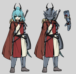 armor bedroll belt blue_hair buckle cloak clothing dragon_tail femboy greatsword green_eyes hair headgear heater_shield helmet horn knight male melee_weapon ornamental_armor pauldron plate_armor shield simple_background smile solo sword tabard visor warrior weapon probablyavv mythology dragon_knight_(probablyavv) animal_humanoid dragon dragon_humanoid humanoid mythological_creature mythological_scalie scalie 2025 model_sheet