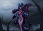 alternate_species breasts female genitals green_eyes humanoidized nude pussy solo z0nne league_of_legends riot_games tencent rek'sai_(lol) arthropod humanoid insect mammal void_monster voidling xer'sai hi_res