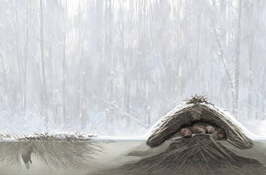 beaver_dam brown_body brown_fur cuddling dam feral forest fur group plant sleeping tree underwater water renum63 beaver eurasian_beaver mammal rodent 2016 artrage_(artwork) digital_media_(artwork) digital_painting_(artwork) hi_res painting_(artwork)