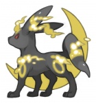 ambiguous_gender feral glowing moon red_eyes simple_background solo tail white_background pearlasaurus nintendo pokemon canid canine eeveelution generation_2_pokemon mammal pokemon_(species) umbreon low_res