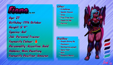 abs anthro areola areola_outline areola_slip athletic athletic_wear bat_wings blue_claws blue_eyes blue_hair blue_nipples bottomwear bra claws clothed clothed_anthro clothed_female clothing eyebrows eyelashes female fur gym_bottomwear gym_shorts hair long_ears membrane_(anatomy) membranous_wings multicolored_body multicolored_fur muscular muscular_anthro muscular_female muscular_thighs nails nipples partially_clothed pink_body pink_fur purple_body purple_fur red_body red_fur shorts solo sports_bra tail tattoo text thick_thighs toe_claws underwear wing_claws wings womb_tattoo xelli fiana_(xelli) bat mammal hi_res model_sheet