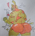 anus balls bare_butt big_butt butt butt_growth clothing dirty genitals green_clothing green_suit growth looking_at_butt looking_back male mascot mascot_costume muscular muscular_human muscular_male perineum rear_view red_body red_button red_skin rust shocked solo suit surprised teeth withered yellow_eyes yellow_teeth barazany420 five_nights_at_freddy's five_nights_at_freddy's_3 scottgames burntrap_(fnaf) springtrap_(fnaf) william_afton_(fnaf) human mammal undead zombie