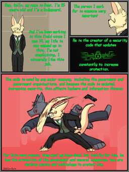 4_fingers accessory anthro border bottomwear clothing duo fight fingers fist fur greeting grey_body grey_border grey_fur gun lock long_ears male necktie pants pink_inner_ear punch ranged_weapon side_view simple_background standing suit text weapon yellow_body yellow_fur demi_owo demi_(demi_owo) ych_(character) canid canine canis fennec_fox fox hybrid mammal true_fox wolf 2025 3:4 artist_name comic digital_drawing_(artwork) digital_media_(artwork) english_text hi_res